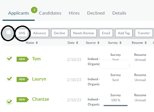 Hireology SMS 4 Plus