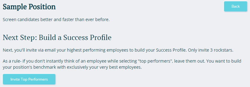 How to Create a Success Profile