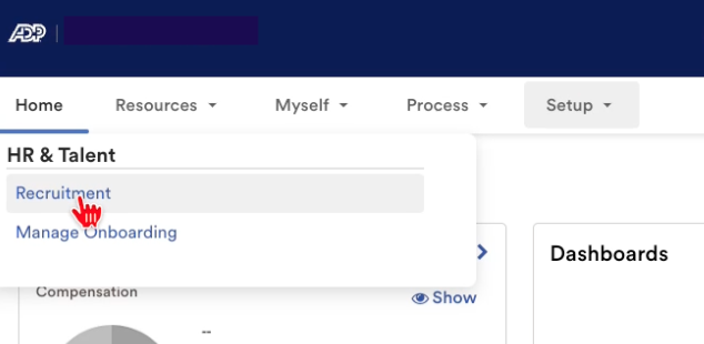 Integration setup screenshot