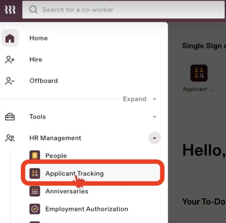 Integration setup screenshot