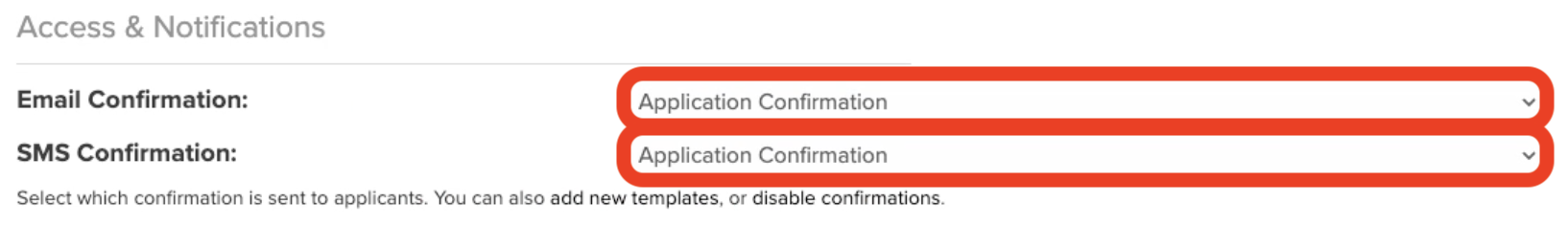 Integration setup screenshot